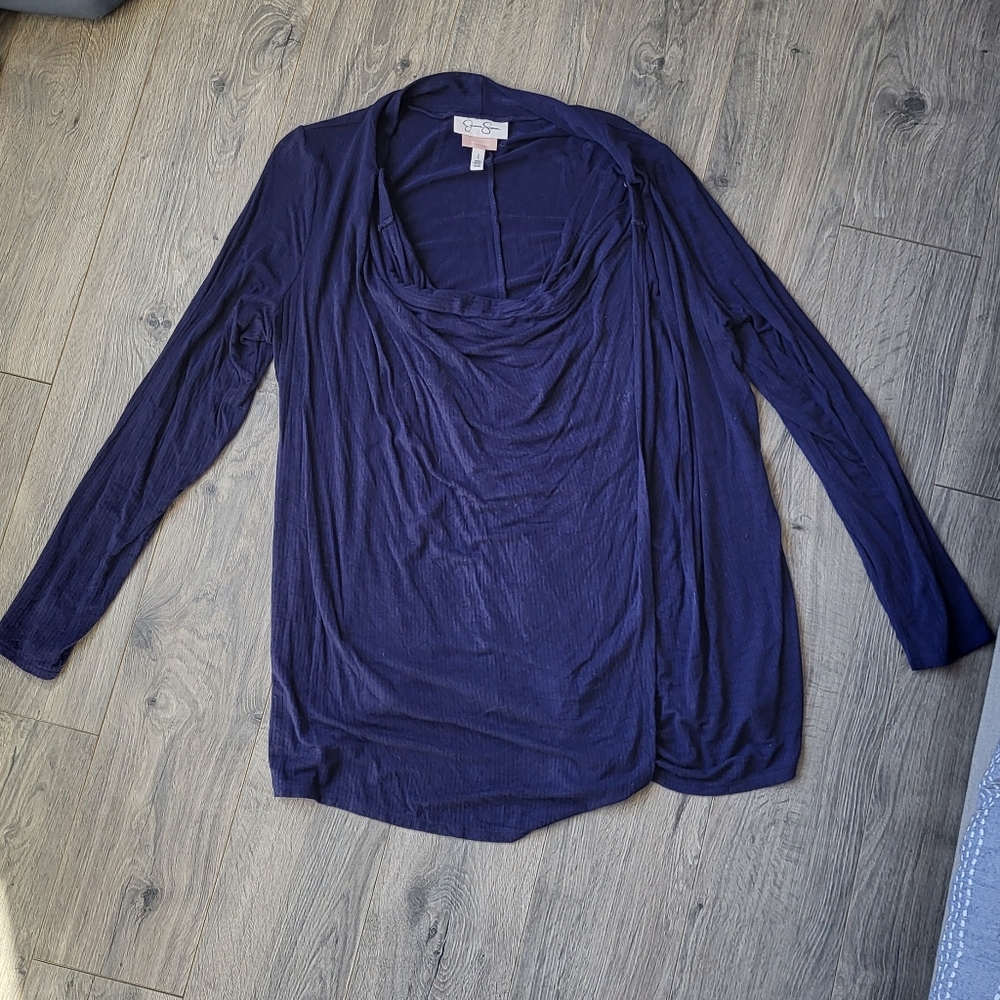 Jessica Simpson Nursing Top Blue {L}